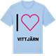 Blue Soul t-shirt med Jag älskar Vittjärn t-shirt stort tryck