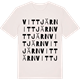 Vintage White t-shirt med Vittjärn ordlek t-shirt