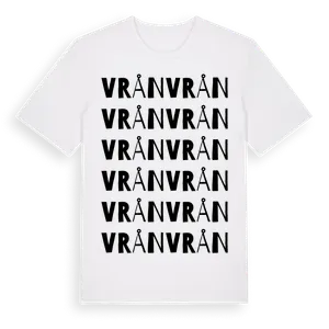 Vrån ordlek t-shirt – ekologisk bomull t-shirt från Pinshirt