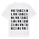 Vrängebol ordlek t-shirt