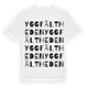 Yggfältheden ordlek t-shirt