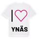Jag älskar Ynäs t-shirt stort tryck