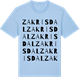 Blue Soul t-shirt med Zakrisdal ordlek t-shirt