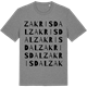 Mid Heather Gray t-shirt med Zakrisdal ordlek t-shirt