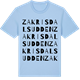 Blue Soul t-shirt med Zakrisdalsudden ordlek t-shirt