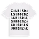 Zakrisdalsudden ordlek t-shirt