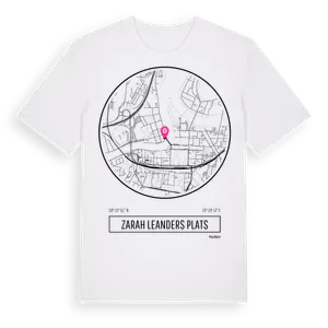 Zarah Leanders Plats t-shirt – ekologisk bomull t-shirt från Pinshirt