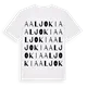 Aaljoki ordlek t-shirt