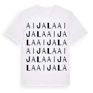 Aijala ordlek t-shirt – ekologisk bomull t-shirt från Pinshirt