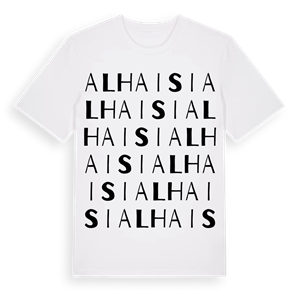 Alhaisi ordlek t-shirt – ekologisk bomull t-shirt från Pinshirt