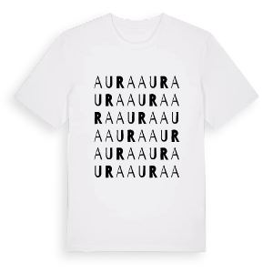 Aura ordlek t-shirt – ekologisk bomull t-shirt från Pinshirt