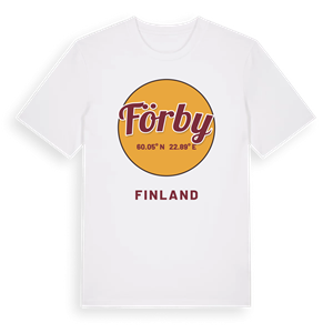 Förby cirkel t-shirt – ekologisk bomull t-shirt från Pinshirt