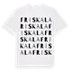 Friskala ordlek t-shirt