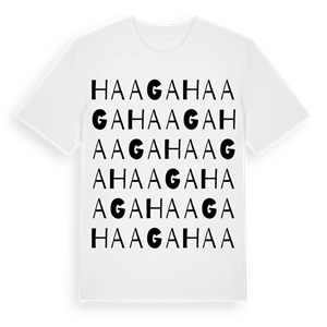 Haaga ordlek t-shirt – ekologisk bomull t-shirt från Pinshirt