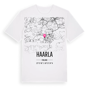 Haarla karta t-shirt – ekologisk bomull t-shirt från Pinshirt