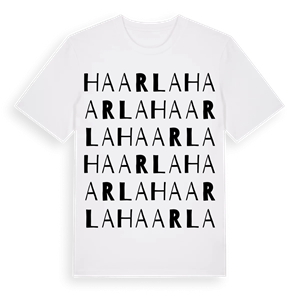 Haarla ordlek t-shirt – ekologisk bomull t-shirt från Pinshirt