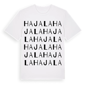 Hajala ordlek t-shirt – ekologisk bomull t-shirt från Pinshirt