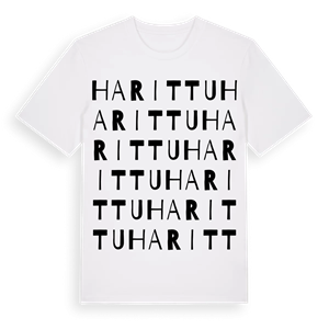 Harittu ordlek t-shirt – ekologisk bomull t-shirt från Pinshirt