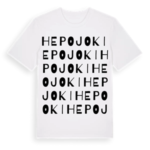Hepojoki ordlek t-shirt – ekologisk bomull t-shirt från Pinshirt