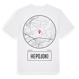 Hepojoki t-shirt – ekologisk bomull t-shirt från Pinshirt