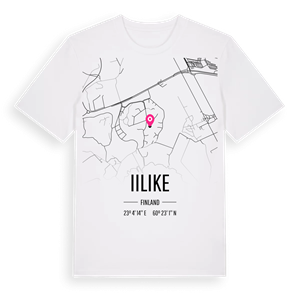 Iilike karta t-shirt – ekologisk bomull t-shirt från Pinshirt