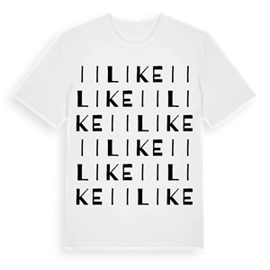 Iilike ordlek t-shirt – ekologisk bomull t-shirt från Pinshirt