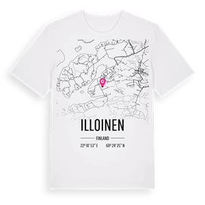 Illoinen karta t-shirt – ekologisk bomull t-shirt från Pinshirt