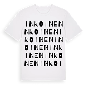 Inkoinen ordlek t-shirt – ekologisk bomull t-shirt från Pinshirt