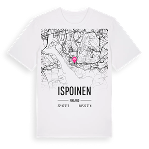Ispoinen karta t-shirt – ekologisk bomull t-shirt från Pinshirt