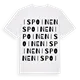 Ispoinen ordlek t-shirt