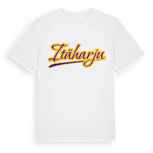 Itäharju baseball t-shirt – ekologisk bomull t-shirt från Pinshirt