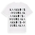 Kaakkois-Muurla ordlek t-shirt