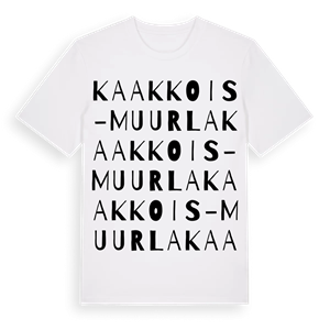 Kaakkois-Muurla ordlek t-shirt – ekologisk bomull t-shirt från Pinshirt