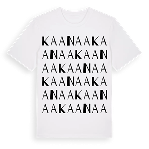 Kaanaa ordlek t-shirt – ekologisk bomull t-shirt från Pinshirt
