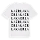 Kaerla ordlek t-shirt