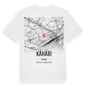 Kähäri karta t-shirt – ekologisk bomull t-shirt från Pinshirt