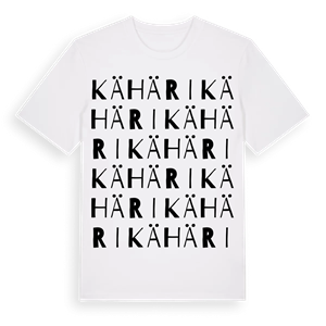 Kähäri ordlek t-shirt – ekologisk bomull t-shirt från Pinshirt