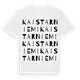 Kaistarniemi ordlek t-shirt