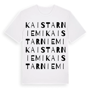 Kaistarniemi ordlek t-shirt – ekologisk bomull t-shirt från Pinshirt