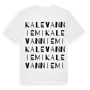 Kalevanniemi ordlek t-shirt – ekologisk bomull t-shirt från Pinshirt