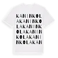 Kaninkola ordlek t-shirt