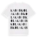 Kaninkola ordlek t-shirt