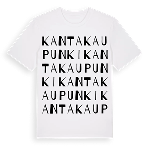 Kantakaupunki ordlek t-shirt – ekologisk bomull t-shirt från Pinshirt
