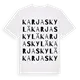 Karjaskylä ordlek t-shirt