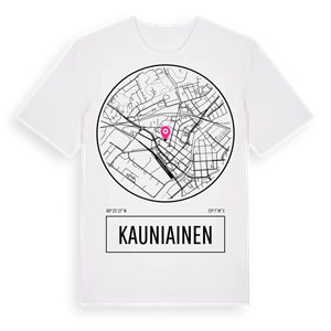 Kauniainen t-shirt – ekologisk bomull t-shirt från Pinshirt