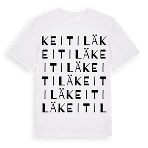 Keitilä ordlek t-shirt – ekologisk bomull t-shirt från Pinshirt