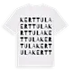 Kerttula ordlek t-shirt
