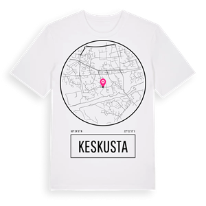 Keskusta t-shirt – ekologisk bomull t-shirt från Pinshirt