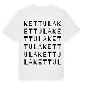 Kettula ordlek t-shirt – ekologisk bomull t-shirt från Pinshirt
