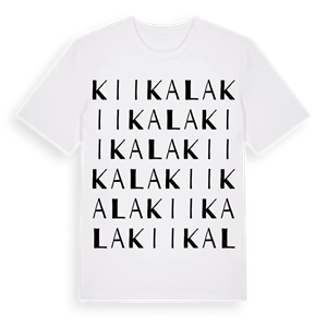 Kiikala ordlek t-shirt – ekologisk bomull t-shirt från Pinshirt